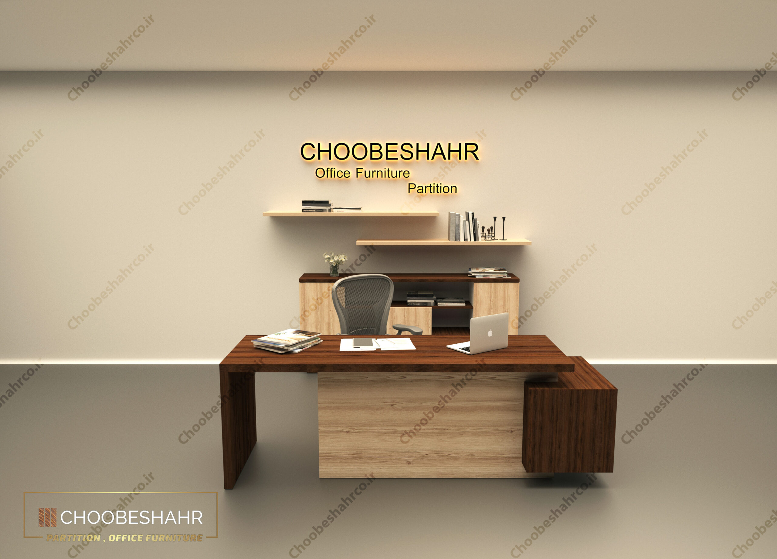 میز مدیریت MD-101 چوب شهر