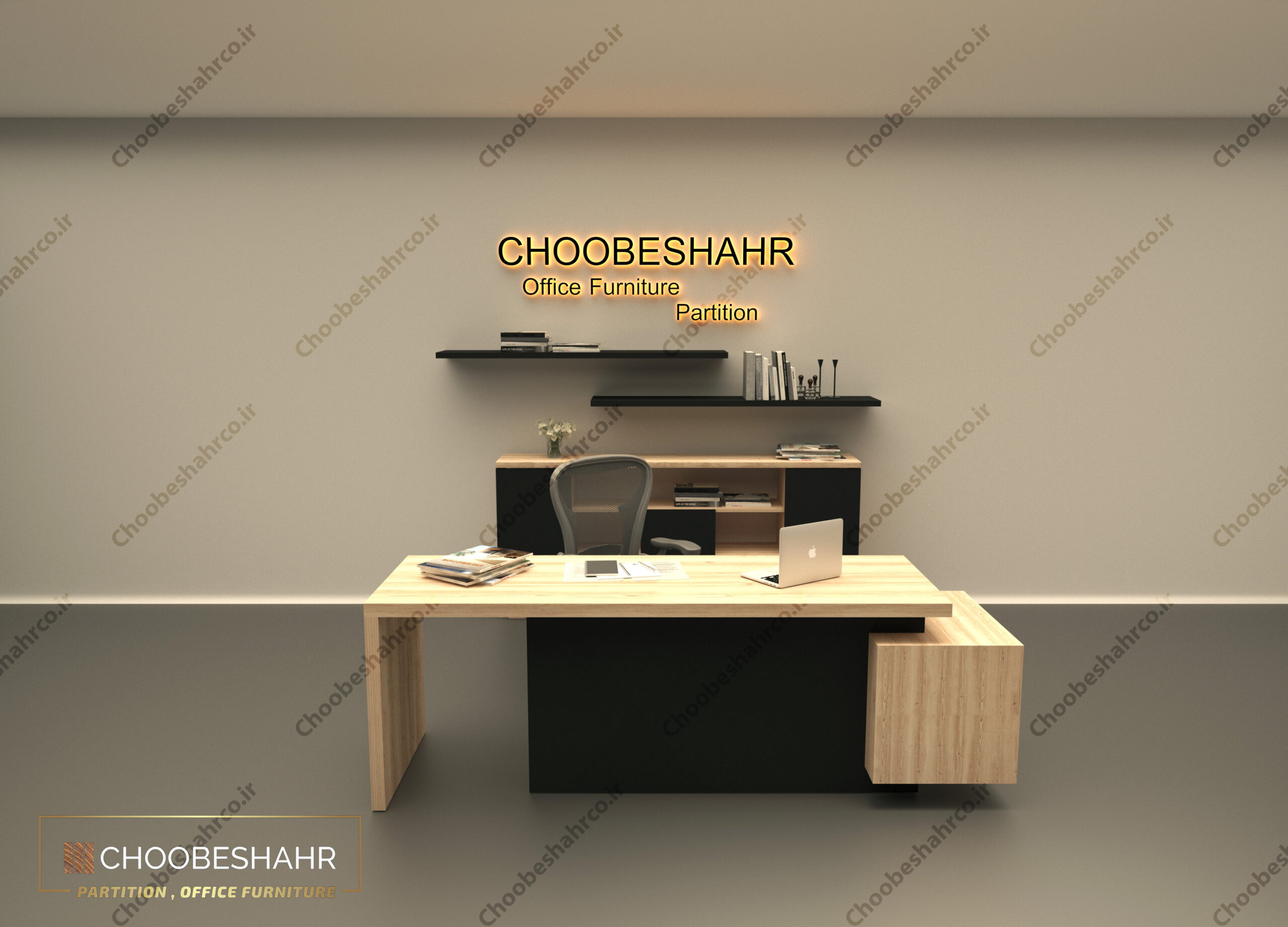 میز مدیریت 01-MD-101 چوب شهر