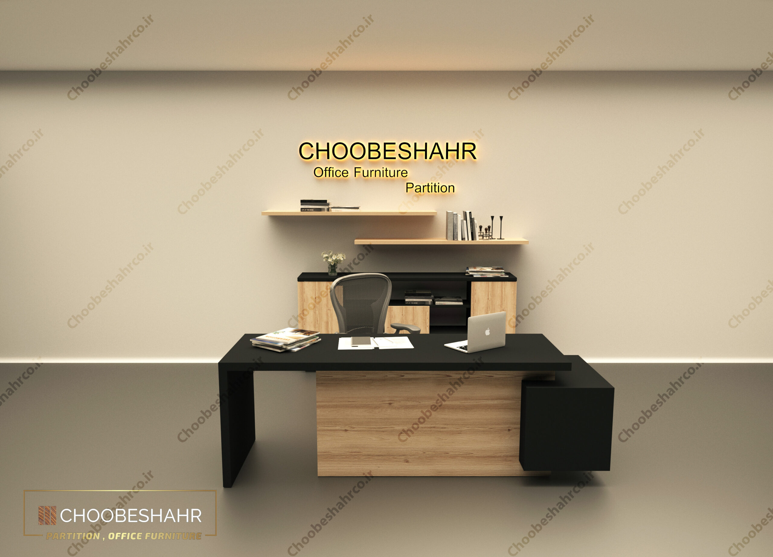 میز مدیریت 03-MD-101 چوب شهر