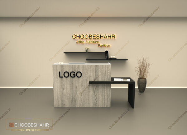 میز منشی-کانتر پذیرش RD-102 چوب شهر