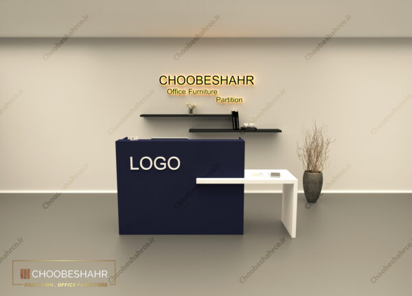 میز منشی-کانتر پذیرش RD-102-02 چوب شهر