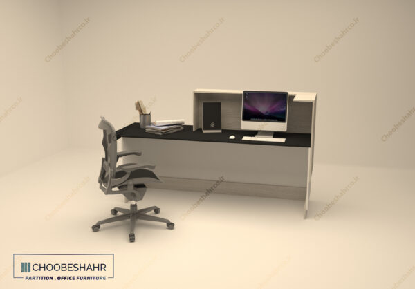 کانتر پذیرش مدرن RD-103-08 نمای پشتی