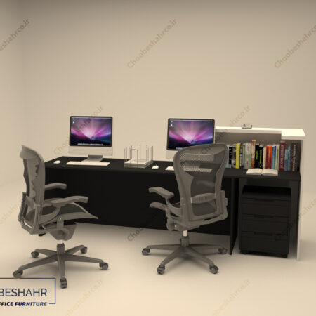 میز منشی-کانتر پذیرش کد RD-105-07 چوب شهر