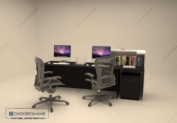 میز منشی-کانتر پذیرش کد RD-105-07 چوب شهر