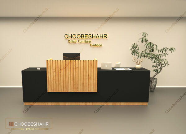 میز منشی-کانتر پذیرش کد RD-107_01 چوب شهر