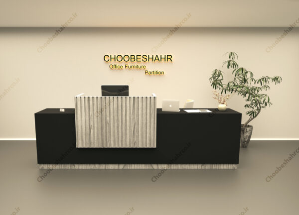 میز منشی-کانتر پذیرش کد RD-107_03 چوب شهر