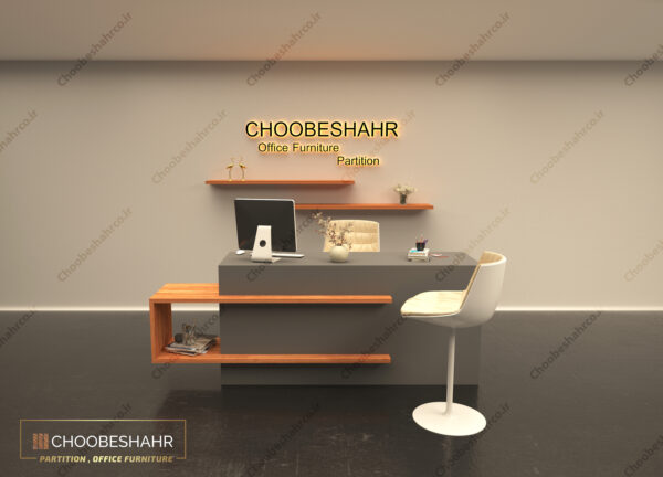 میز منشی-کانتر پذیرش کد RD-115-02 چوب شهر
