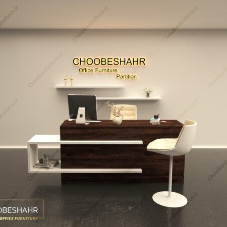 میز منشی-کانتر پذیرش کد RD-115-04 چوب شهر