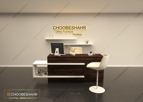 میز منشی-کانتر پذیرش کد RD-115-04 چوب شهر
