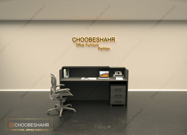 میز منشی-کانتر پذیرش کد RD-120-5 چوب شهر