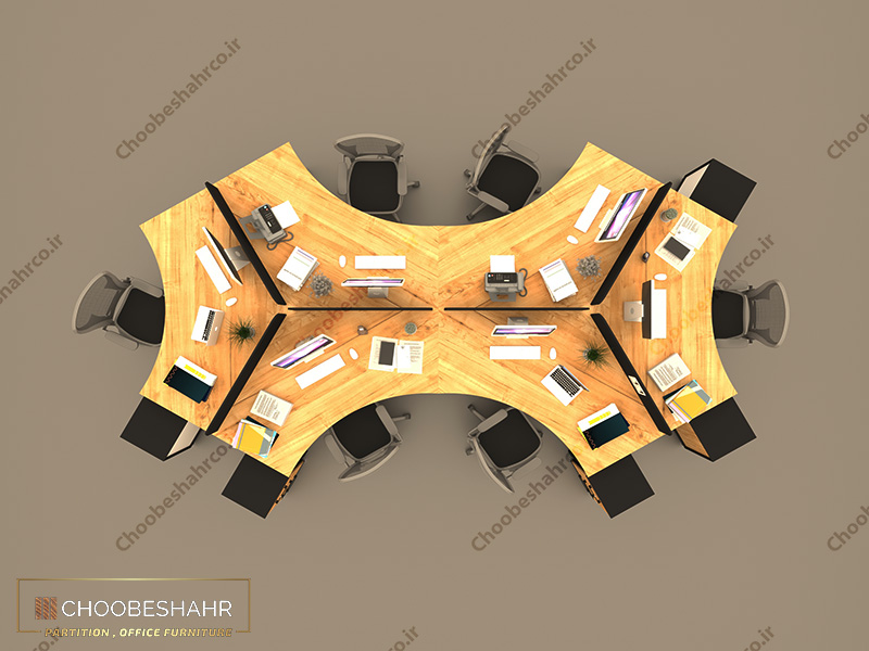 میز کار گروهی Group Desk GD-109-04